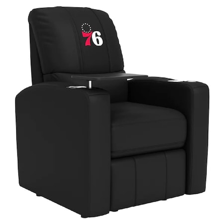 Dreamseat Stealth Power Plus Recliner with Philadelphia 76ers Secondary Logo XZ520823901CDSMHTUSBBLK-PSNBA32013